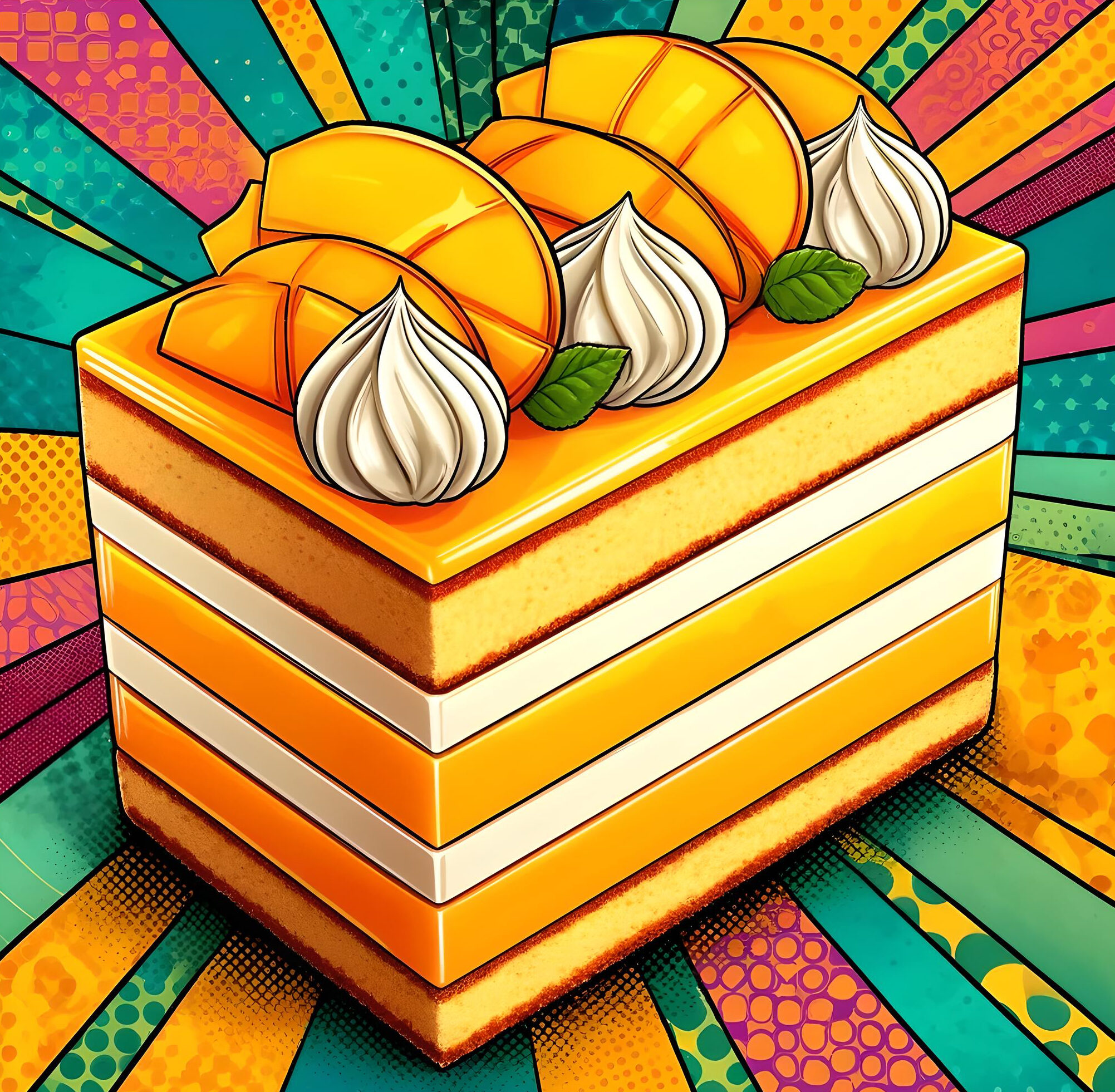 Mango Mousse Cake